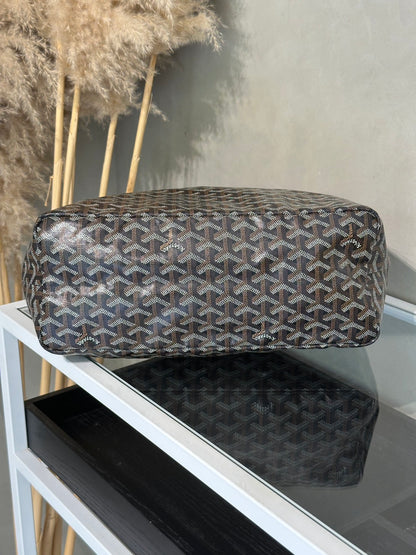 GOYARD 經典亞麻帆布Tote - 小號棕