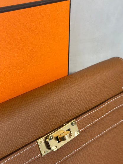 HERMES Kelly To Go - Gold 37 金棕金 Y