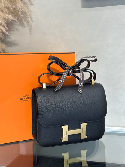 HERMES Constance 24 - Noir 89 黑金 Y