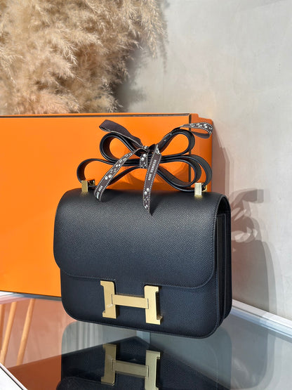HERMES Constance 24 - Noir 89 黑金 Y