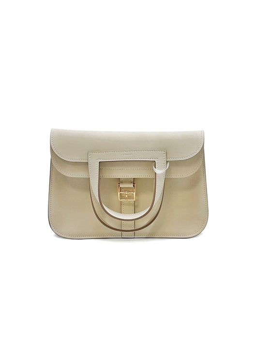 HERMES Halzan mini - 奶昔白金