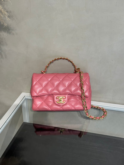 CHANEL 23B Handle CF - 小號唇膏粉金