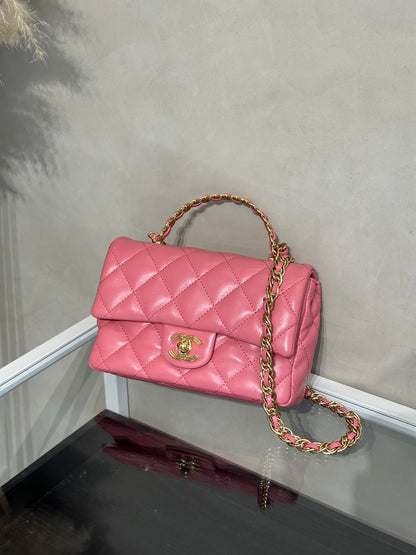 CHANEL 23B Handle CF - 小號唇膏粉金