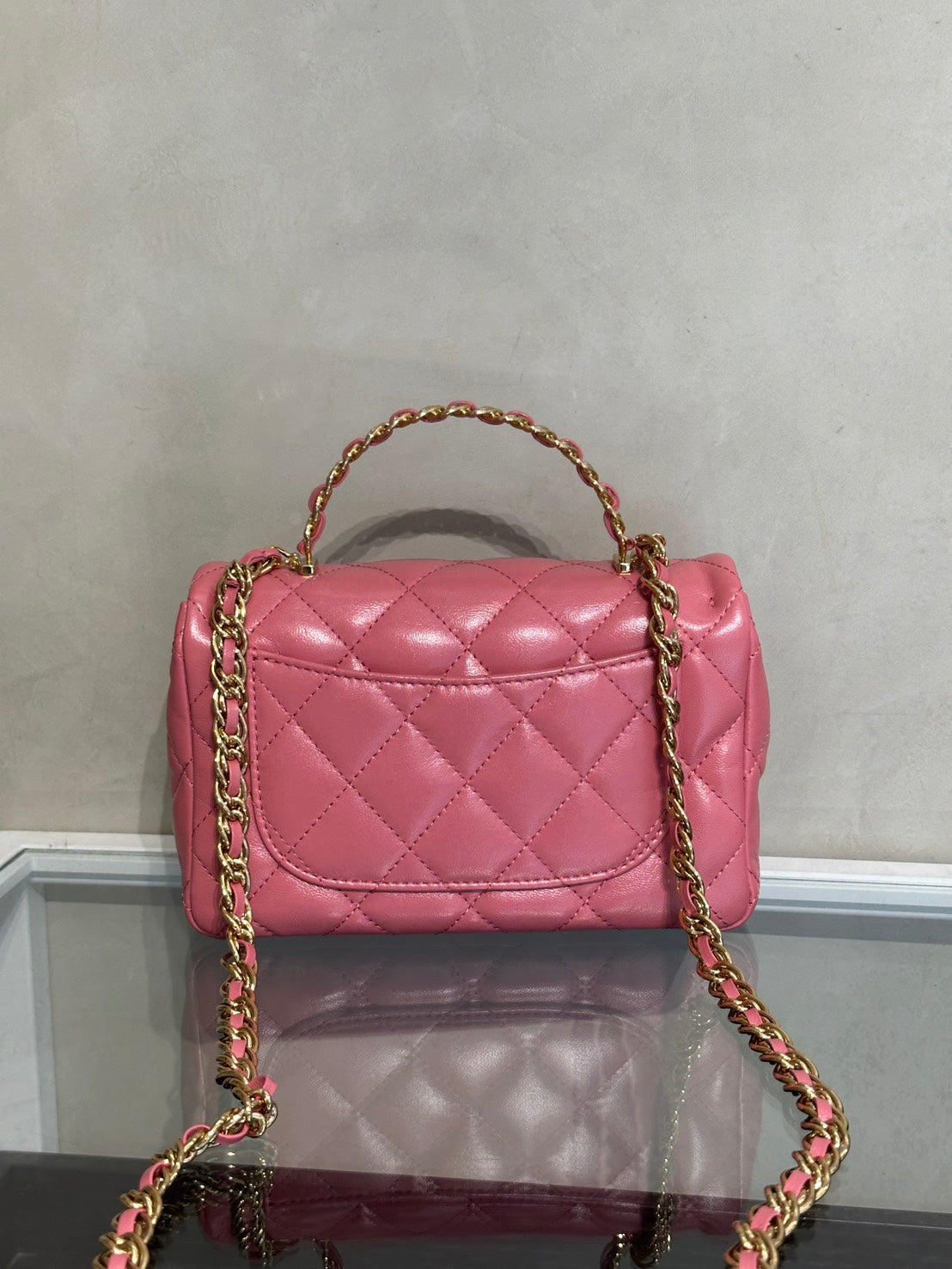 CHANEL 23B Handle CF - 小號唇膏粉金