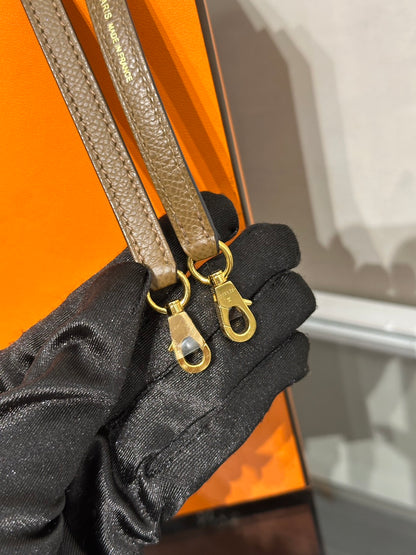 HERMES Mini Kelly ll - Teddy 3G 栗子金 Z