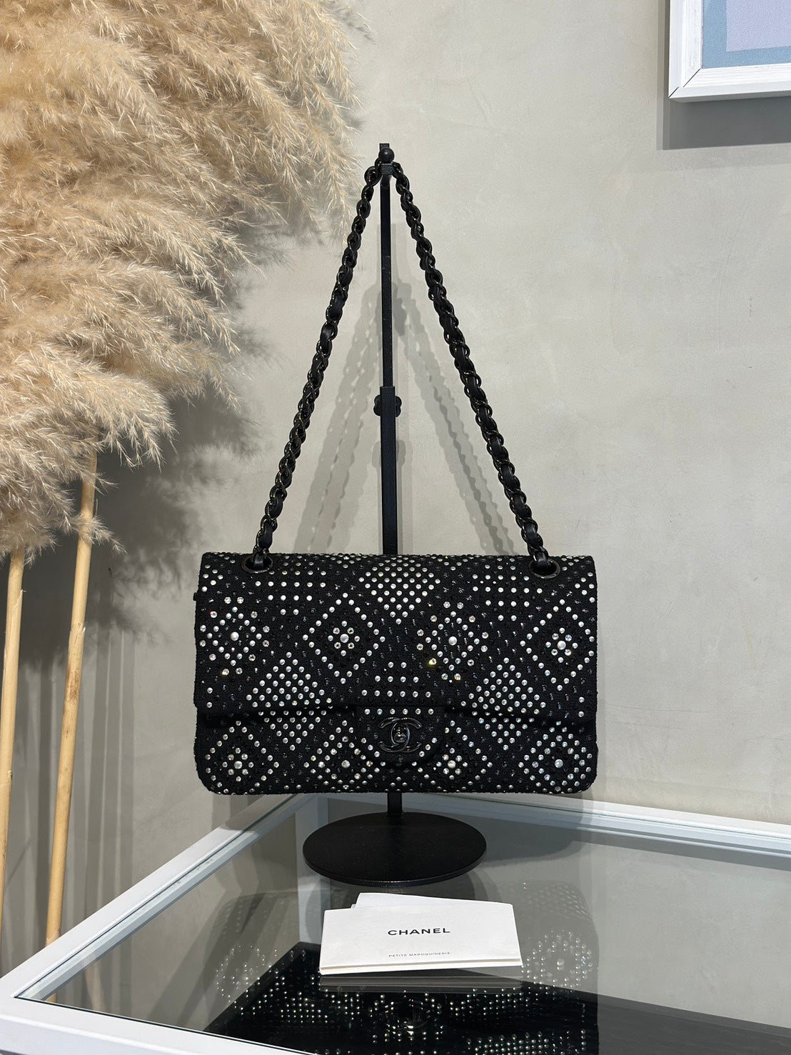 CHANEL 22P毛呢滿鑽CF25 - So Black