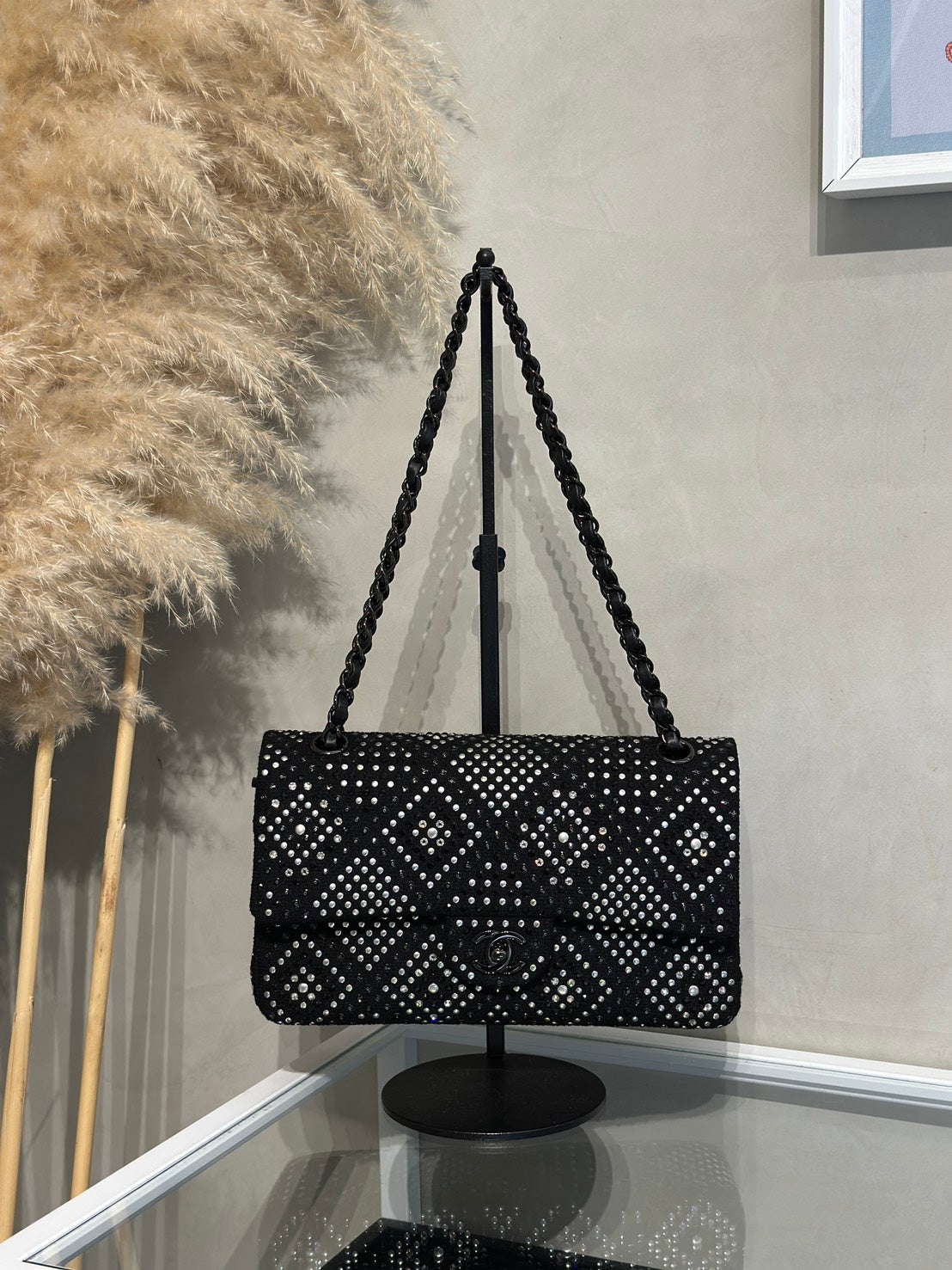 CHANEL 22P毛呢滿鑽CF25 - So Black