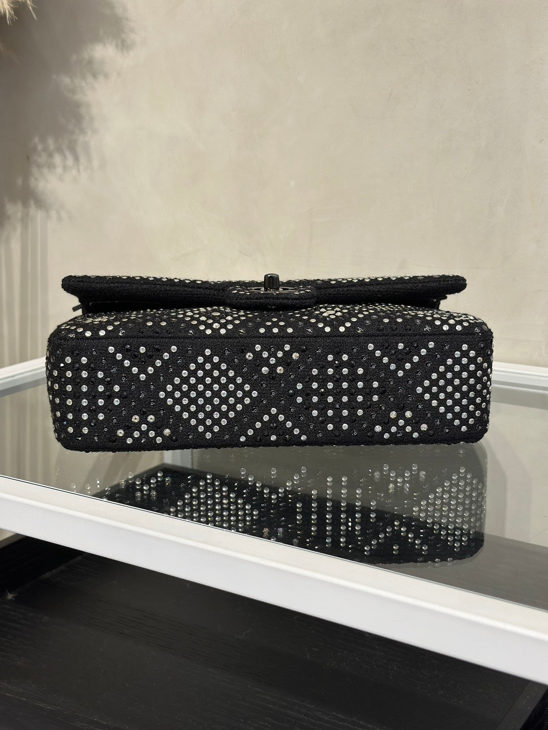CHANEL 22P毛呢滿鑽CF25 - So Black
