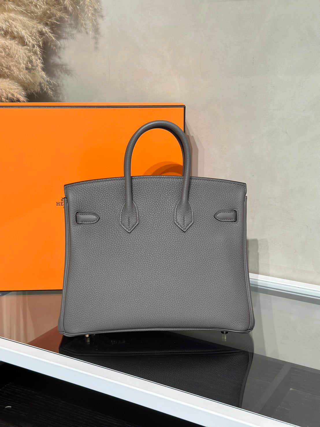 HERMES Birkin 25 - Etain 8F 錫器灰金 D