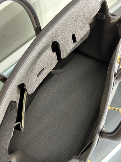 HERMES Birkin 25 - Etain 8F 錫器灰金 D