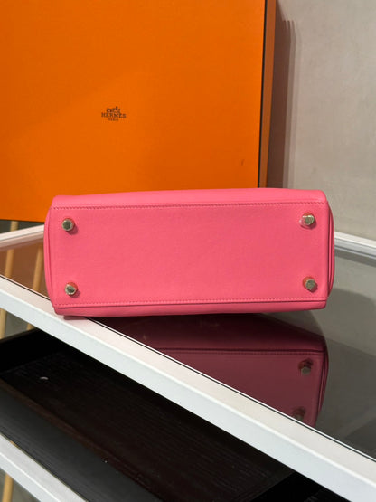 HERMES Kelly 25 - Rose Lipstick U5 唇膏粉金 D