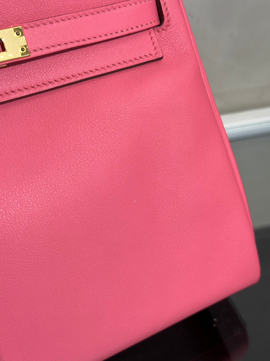 HERMES Kelly 25 - Rose Lipstick U5 唇膏粉金 D