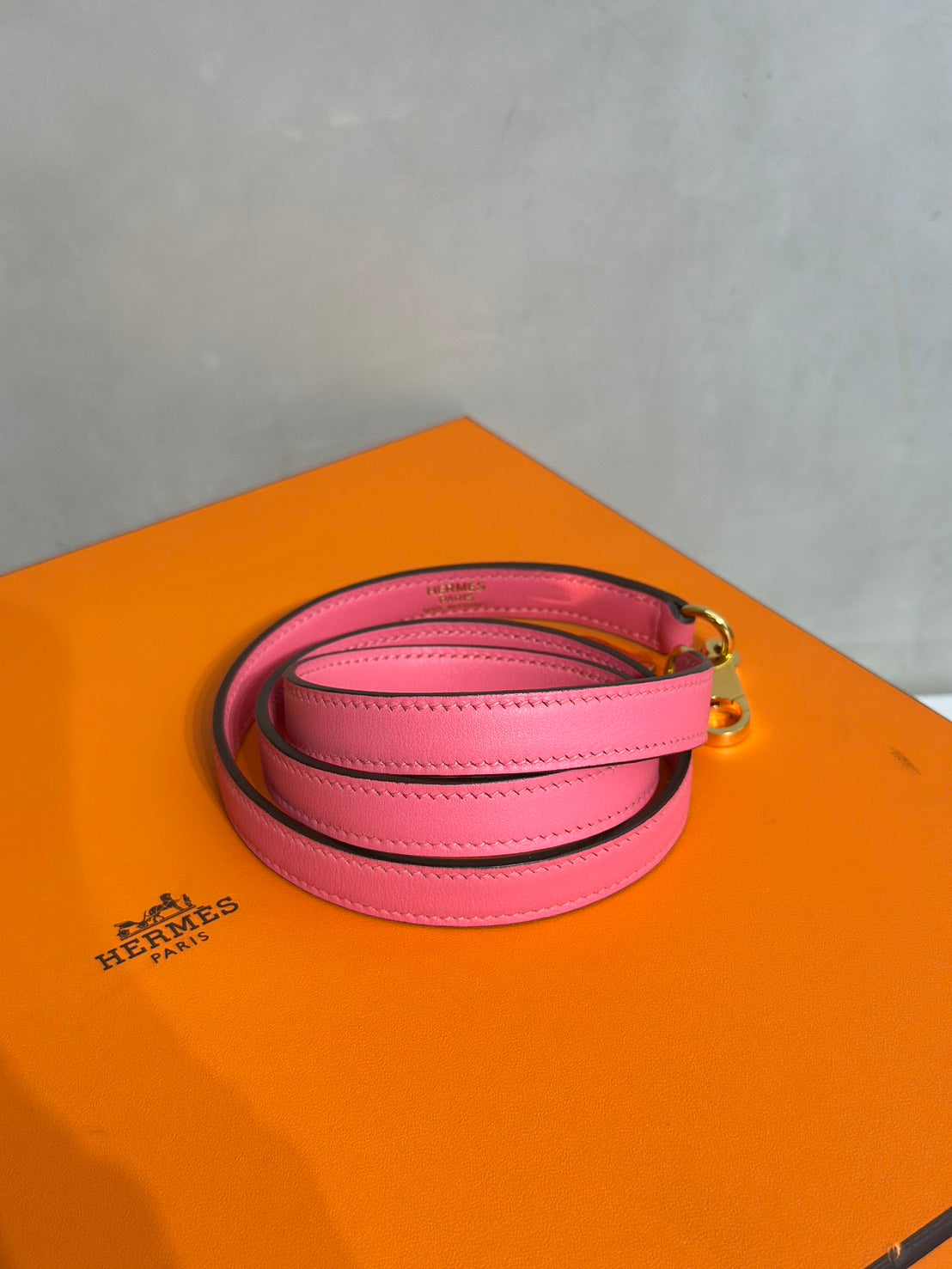 HERMES Kelly 25 - Rose Lipstick U5 唇膏粉金 D
