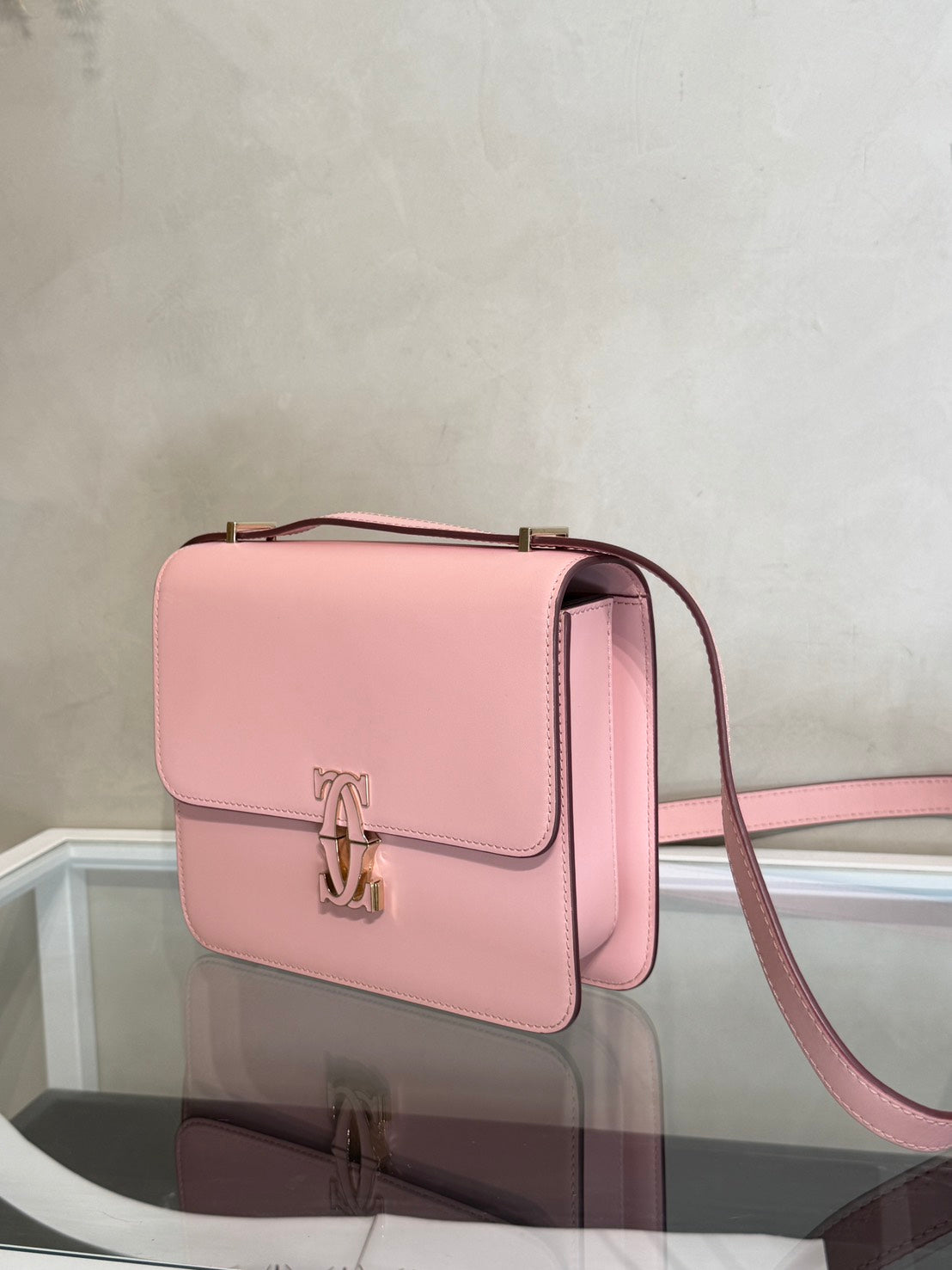 Cartier Double C de Cartier單肩包 - Mini粉