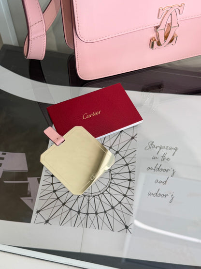 Cartier Double C de Cartier單肩包 - Mini粉