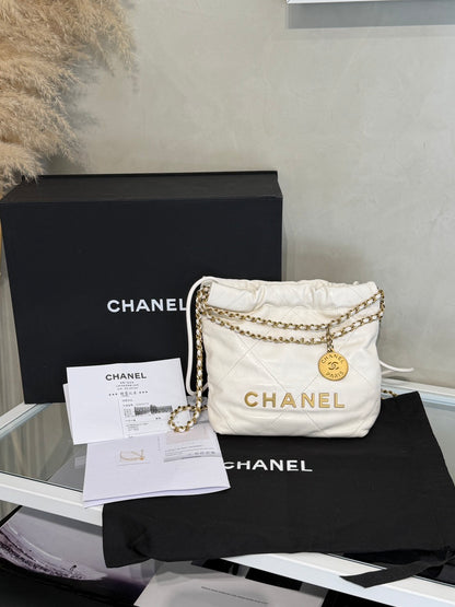 CHANEL 22 Mini Bag - 白金