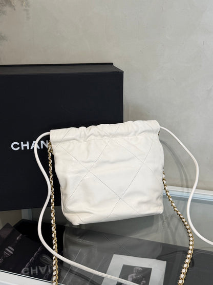 CHANEL 22 Mini Bag - 白金