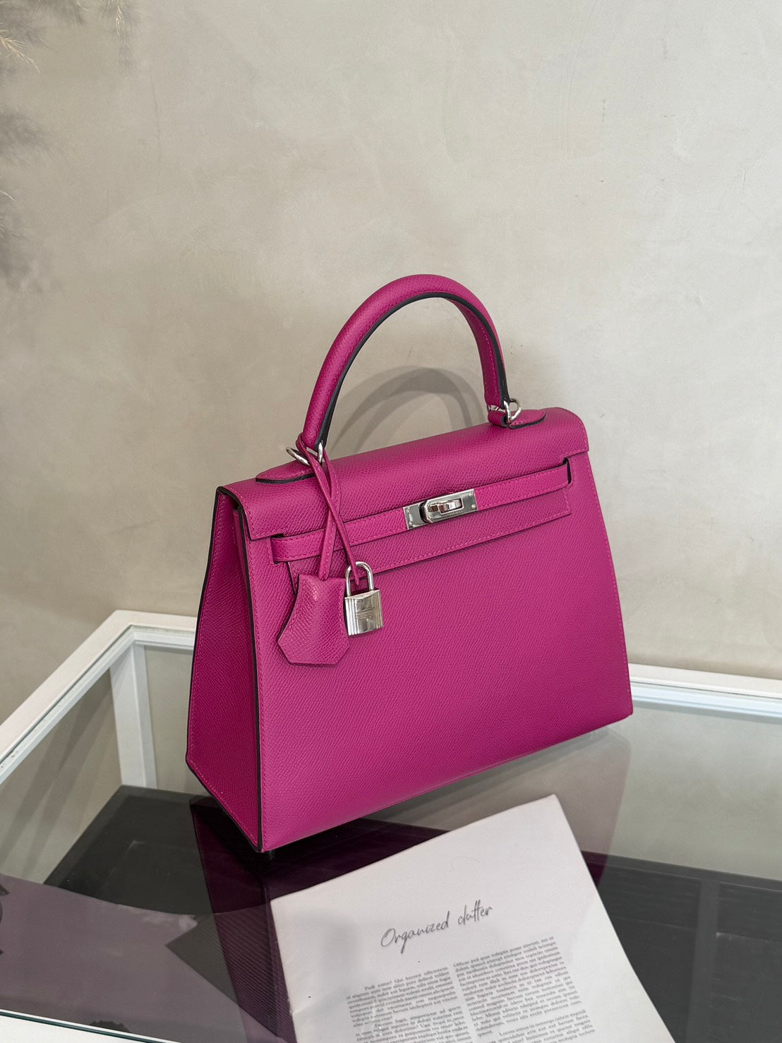 HERMES Kelly 25 - Rose Purple L3 玫粉銀 A
