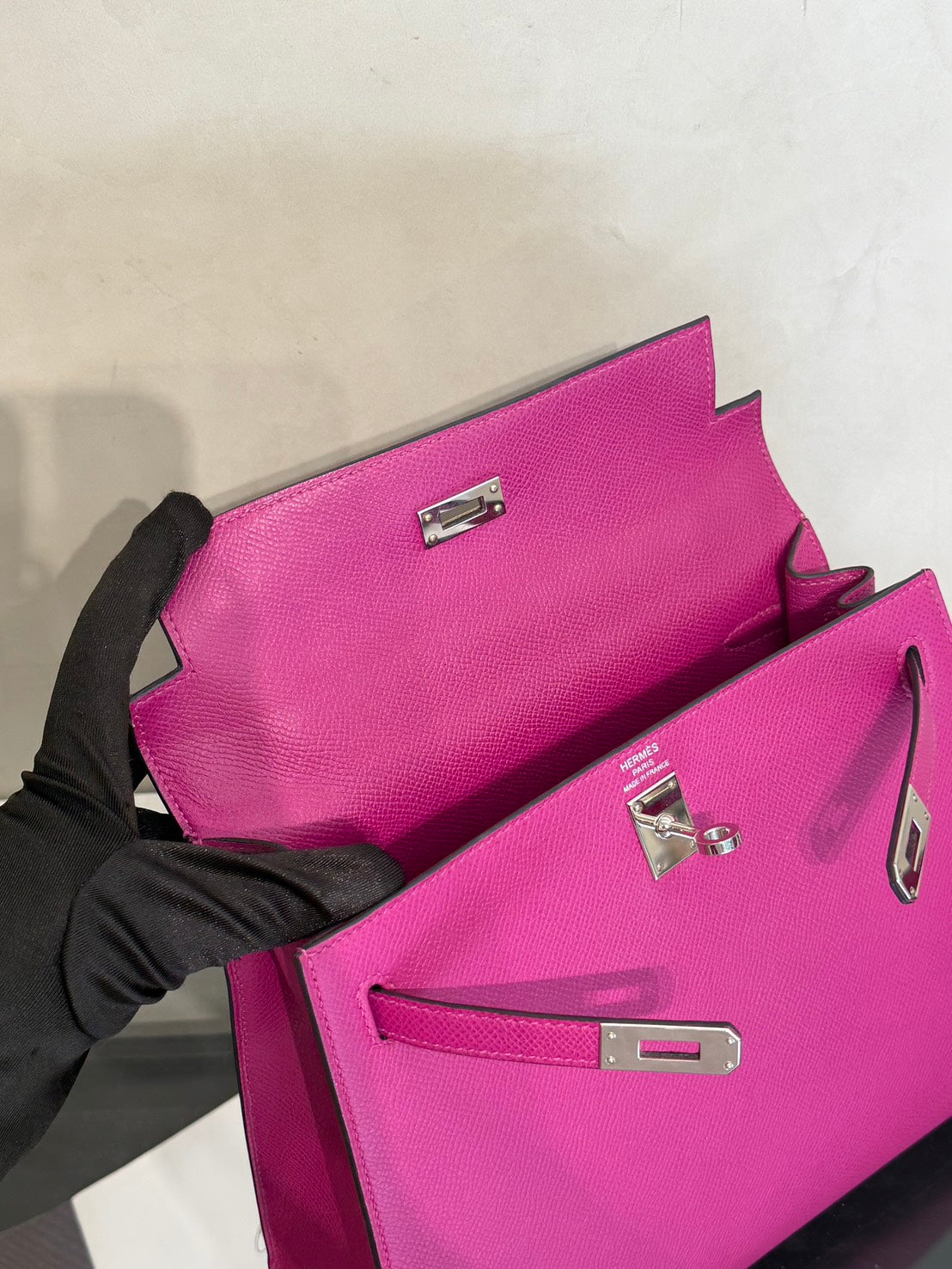 HERMES Kelly 25 - Rose Purple L3 玫粉銀 A