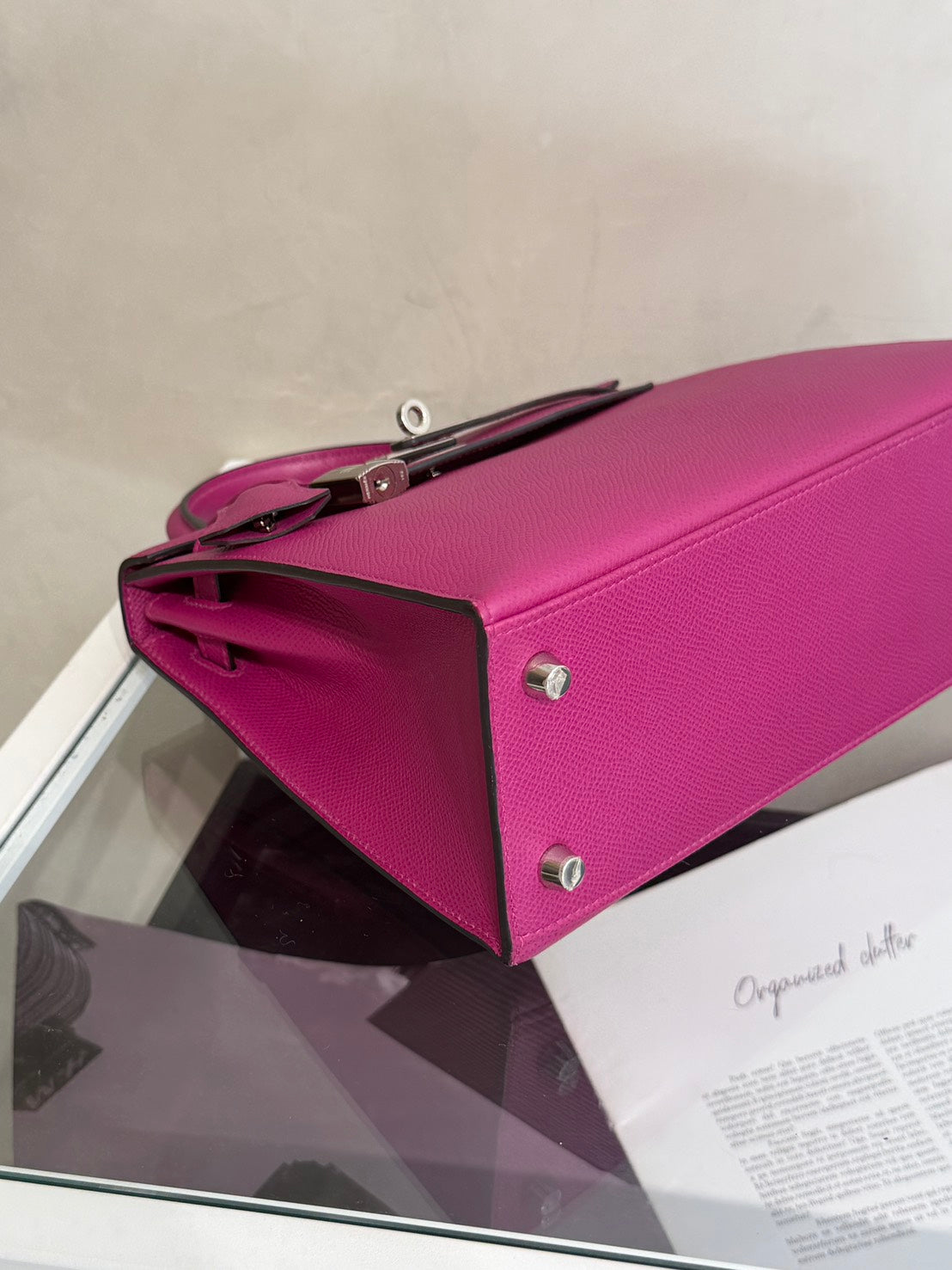 HERMES Kelly 25 - Rose Purple L3 玫粉銀 A
