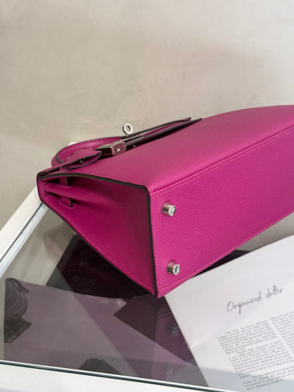 HERMES Kelly 25 - Rose Purple L3 玫粉銀 A