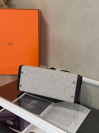 HERMES Kelly 25 - 熊貓銀 K