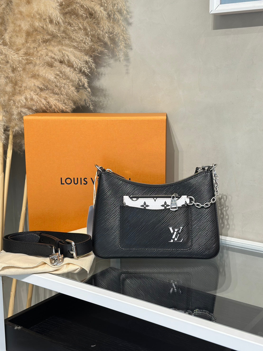 LOUIS VUITTON Marelle腋下包 - 黑
