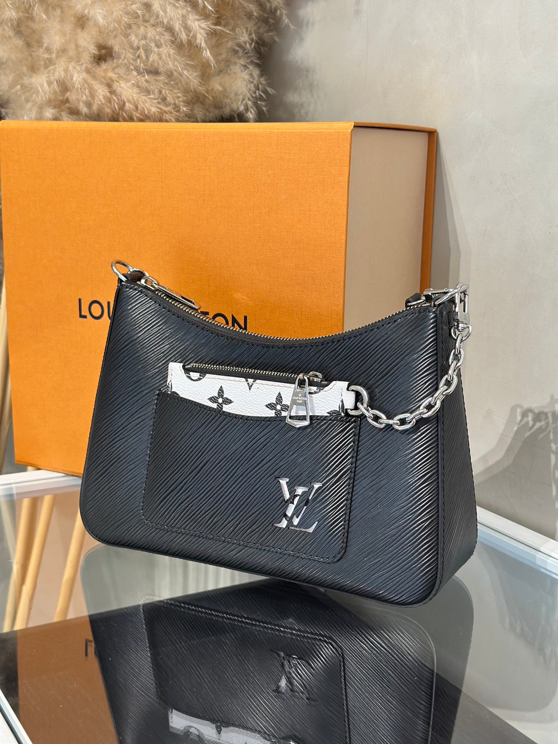 LOUIS VUITTON Marelle腋下包 - 黑
