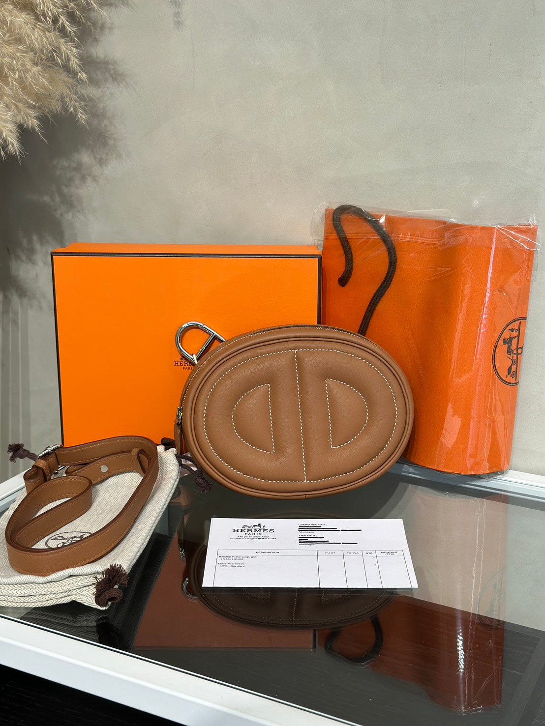 HERMES In The Loop豬鼻包 - Gold 37 金棕銀 B