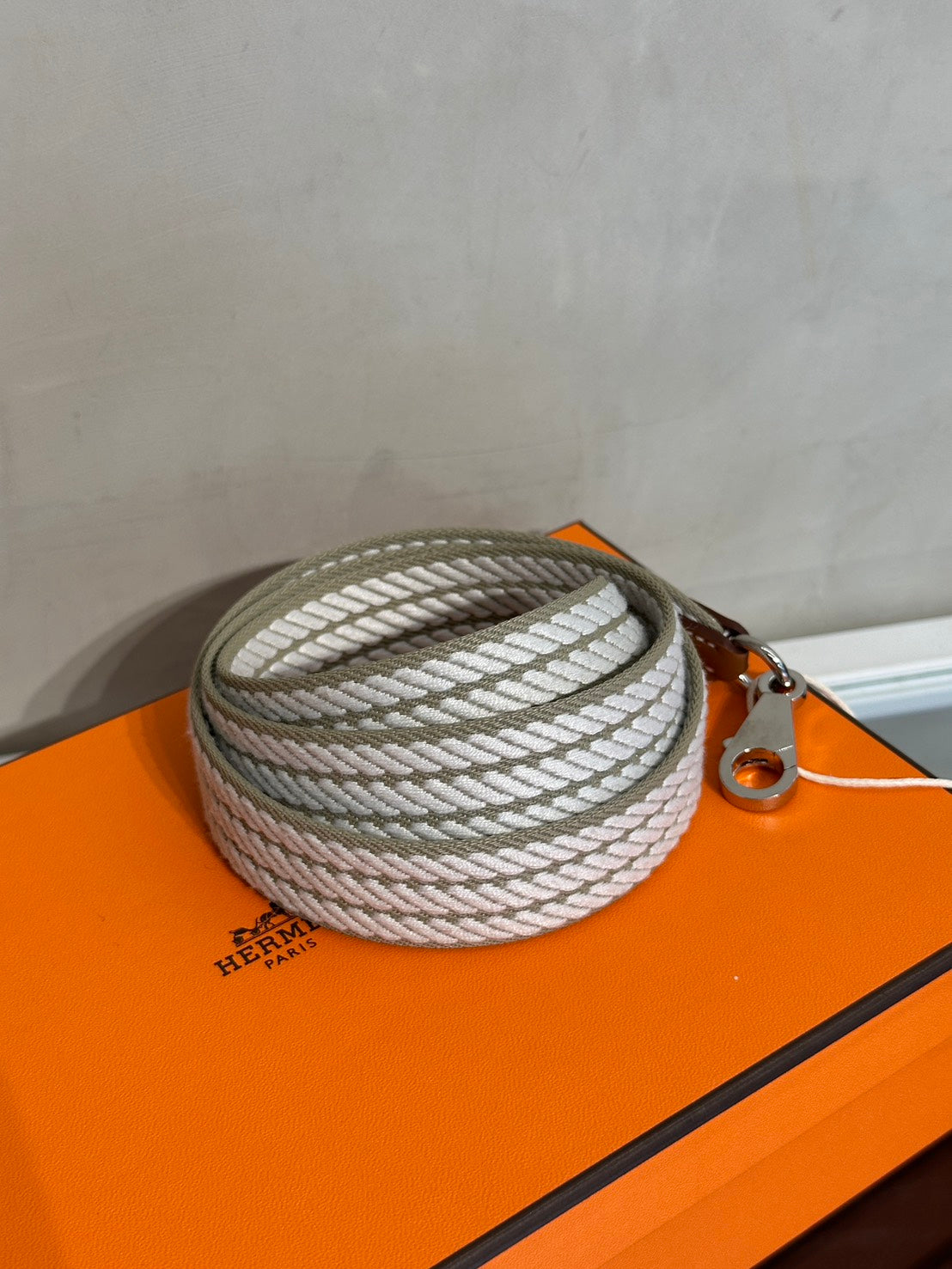 HERMES Sangle Cordage替換背帶 25 - 馬爾法米/奶灰白 K