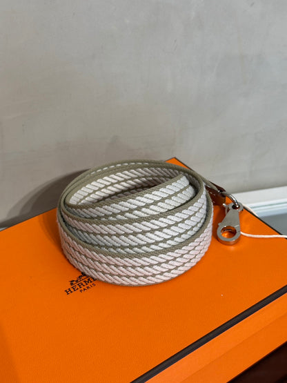 HERMES Sangle Cordage替換背帶 25 - 馬爾法米/奶灰白 K