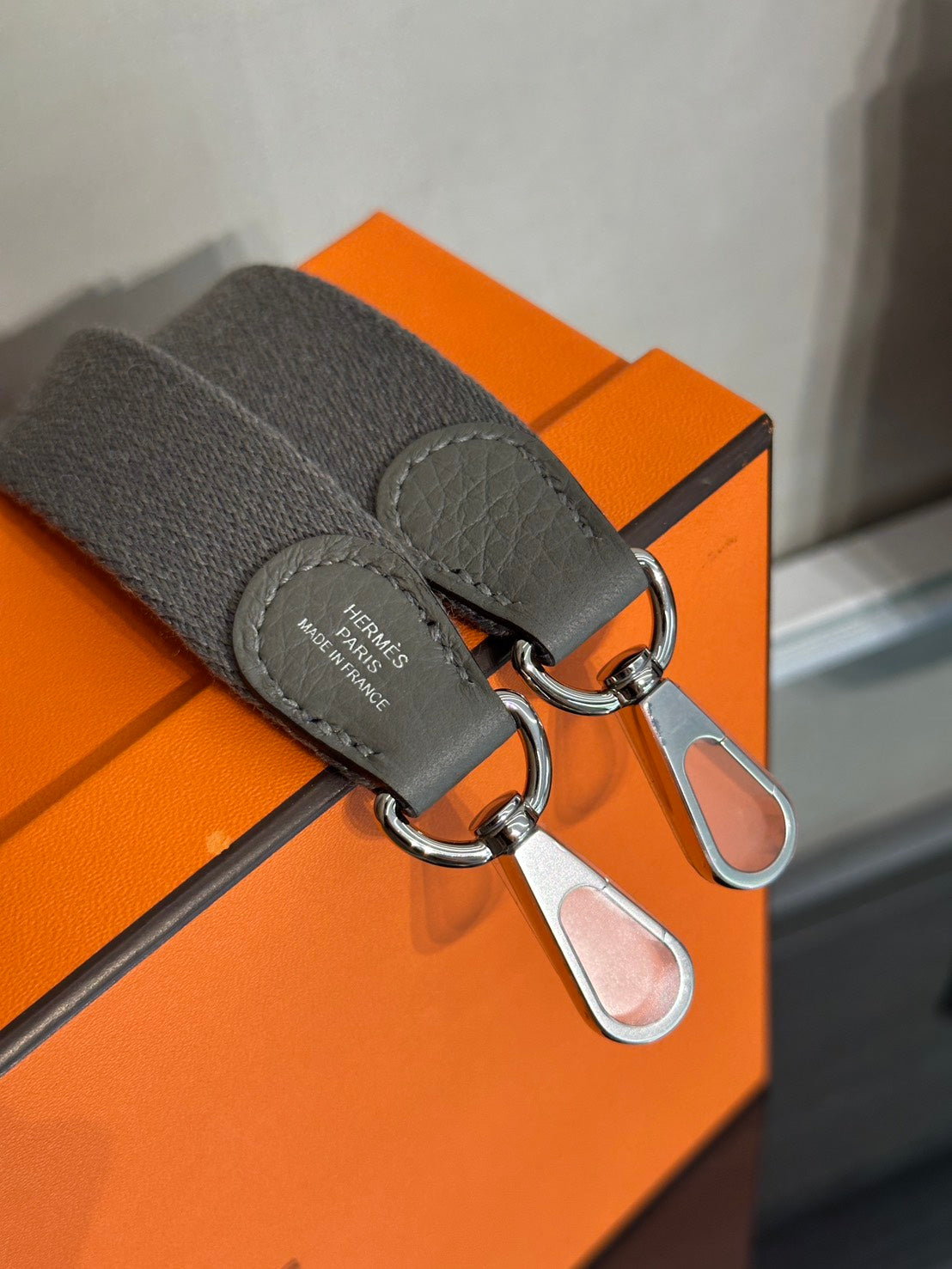 HERMES Mini Evelyne - Gris Meyer 0L 積雨雲灰銀 U