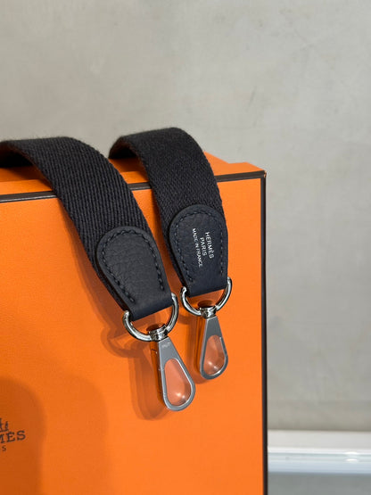 HERMES Mini Evelyne - Caban 3Y 水冰藍銀 B