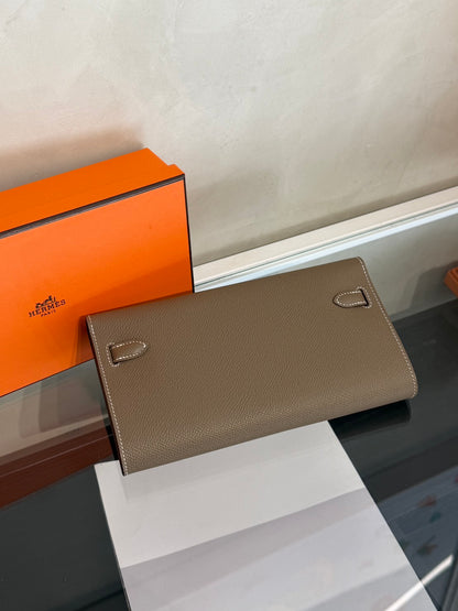 HERMES Kelly To Go - Etoupe 18 大象灰金 B