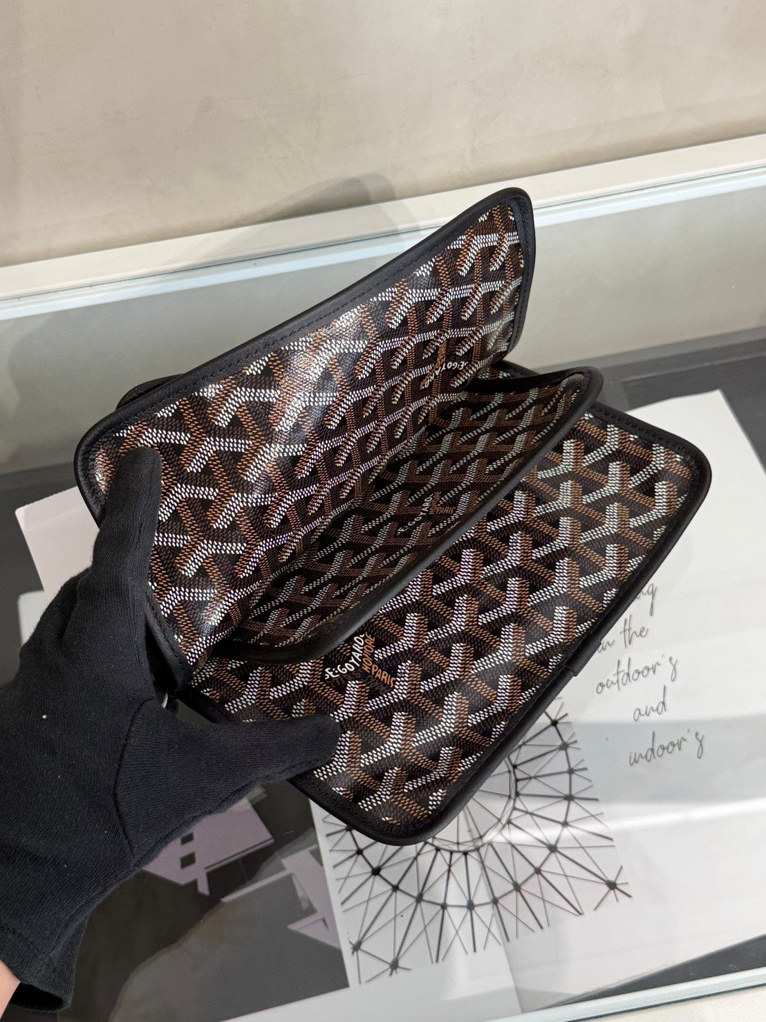 GOYARD Plumet 信封小包 - 黑