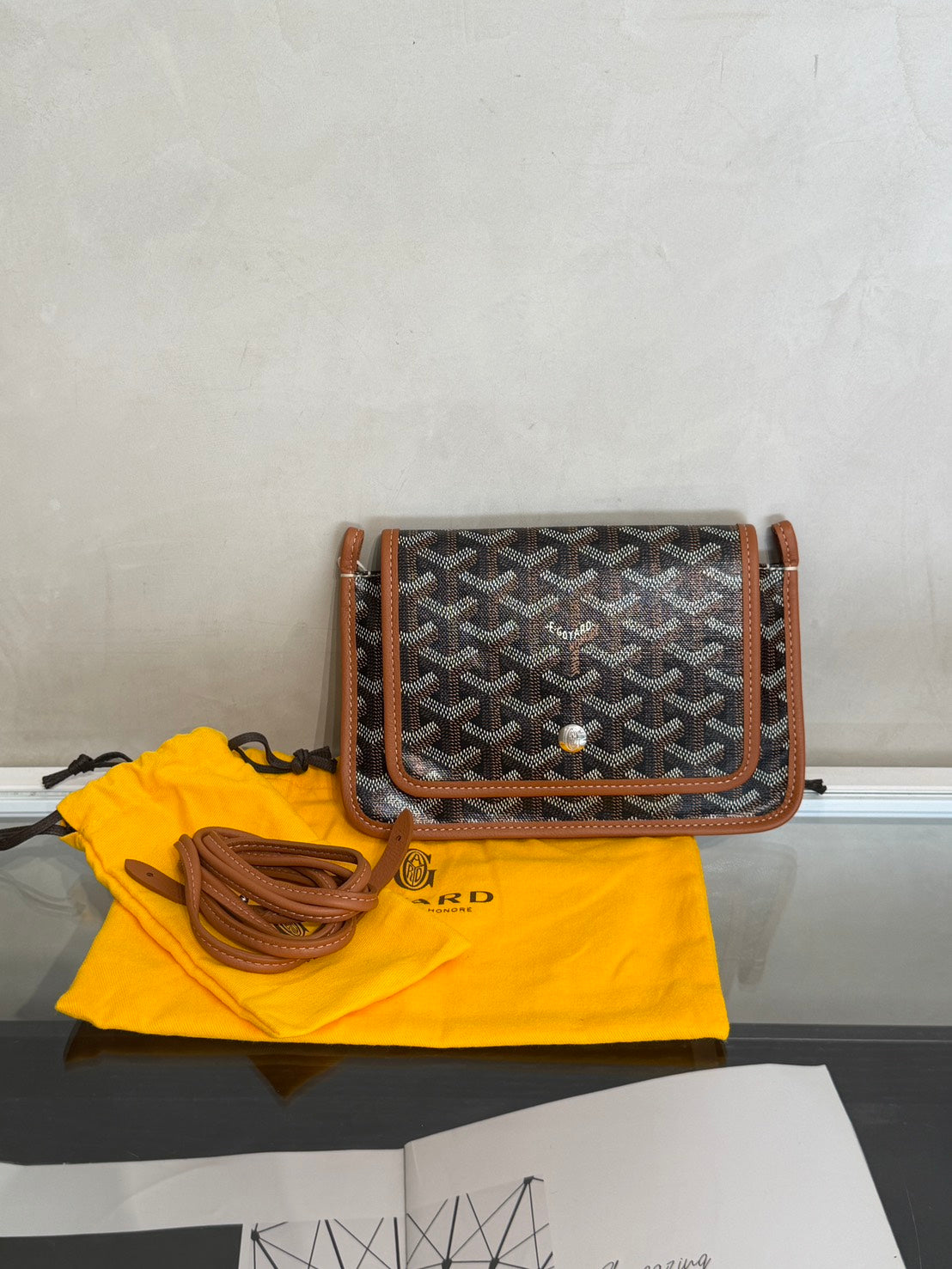 GOYARD Plumet 信封小包 - 棕