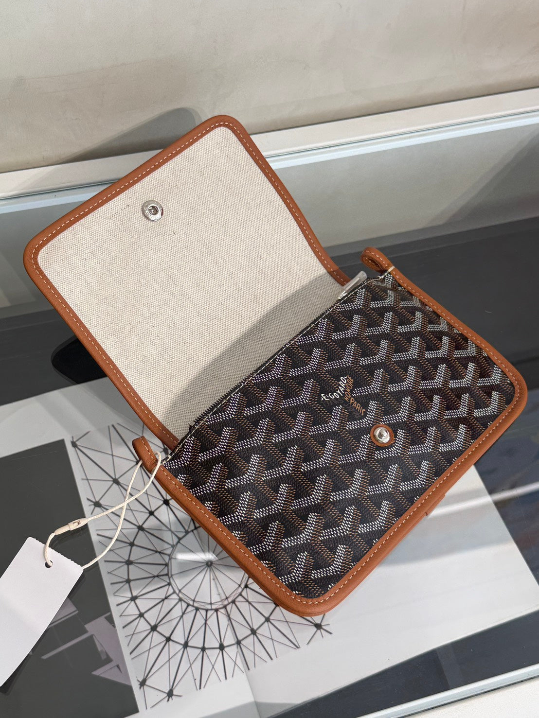 GOYARD Plumet 信封小包 - 棕