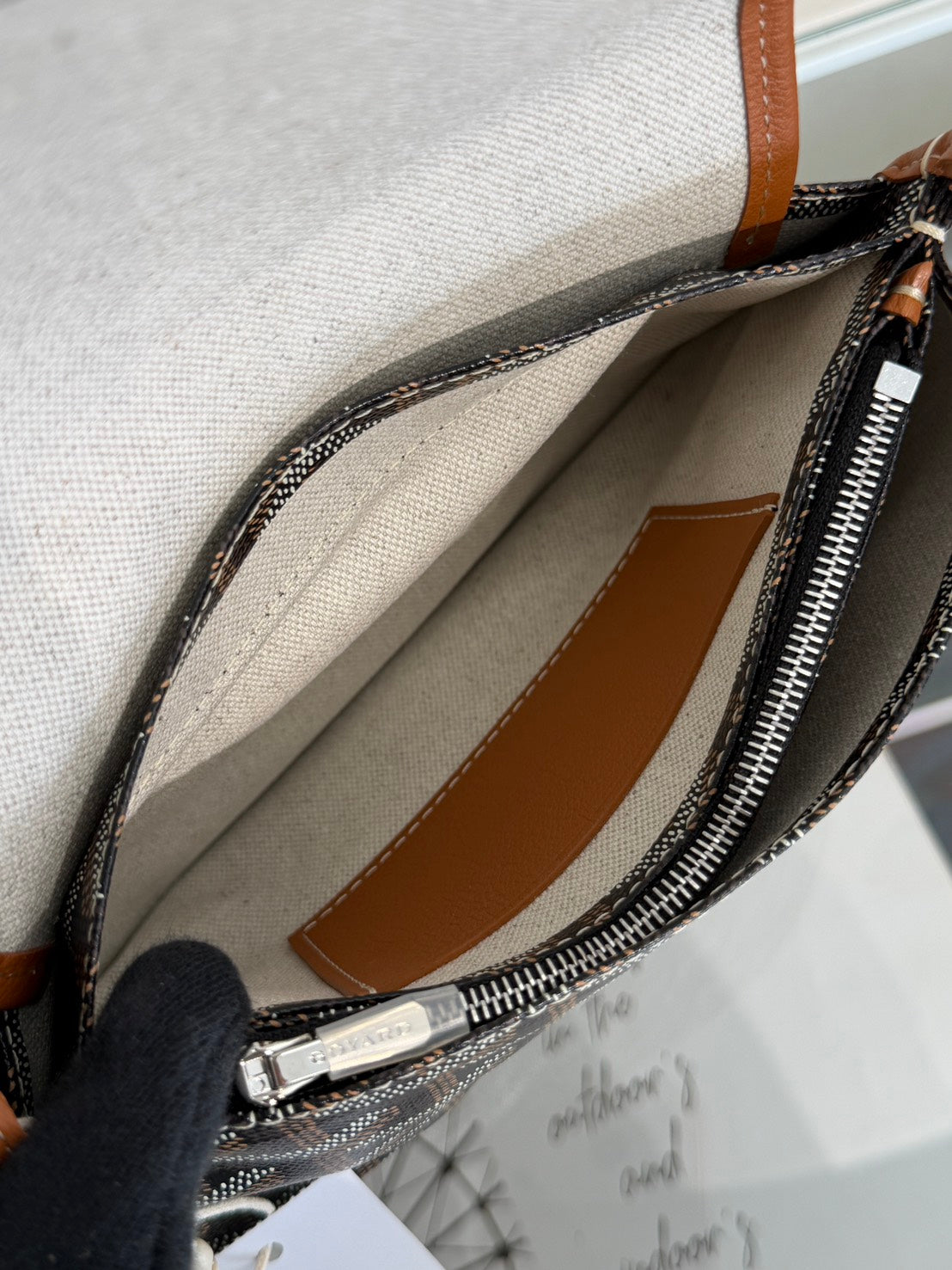 GOYARD Plumet 信封小包 - 棕