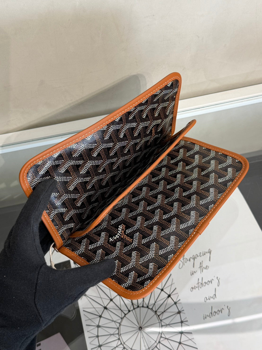 GOYARD Plumet 信封小包 - 棕