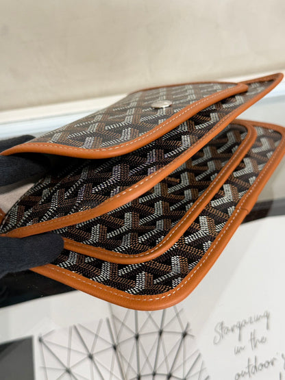 GOYARD Plumet 信封小包 - 棕