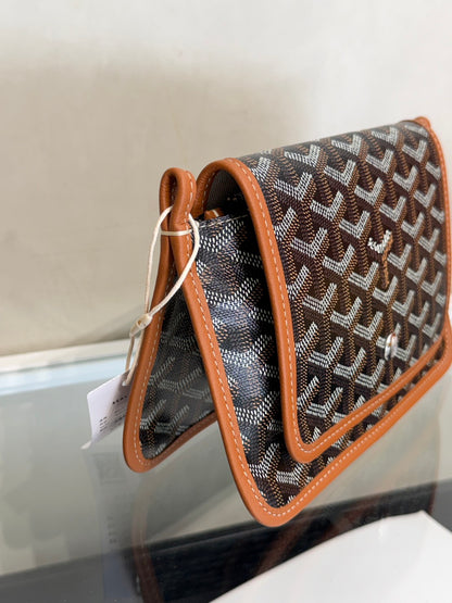 GOYARD Plumet 信封小包 - 棕