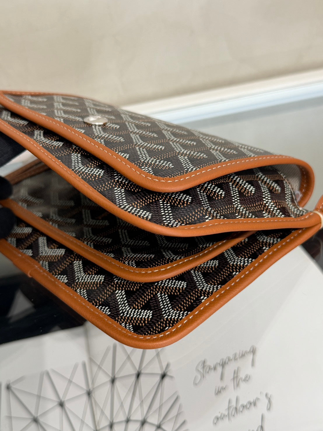 GOYARD Plumet 信封小包 - 棕