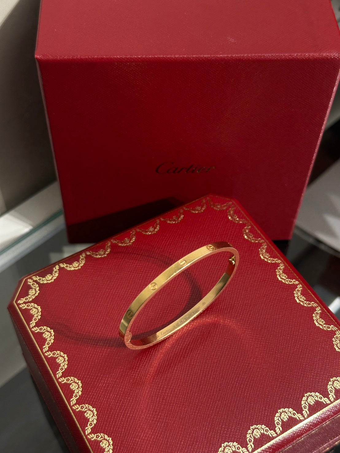 Cartier LOVE 18K金手環 - 16