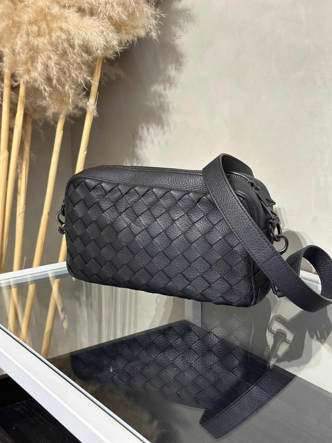 BOTTEGA VENETA Intrecciato編織相機包