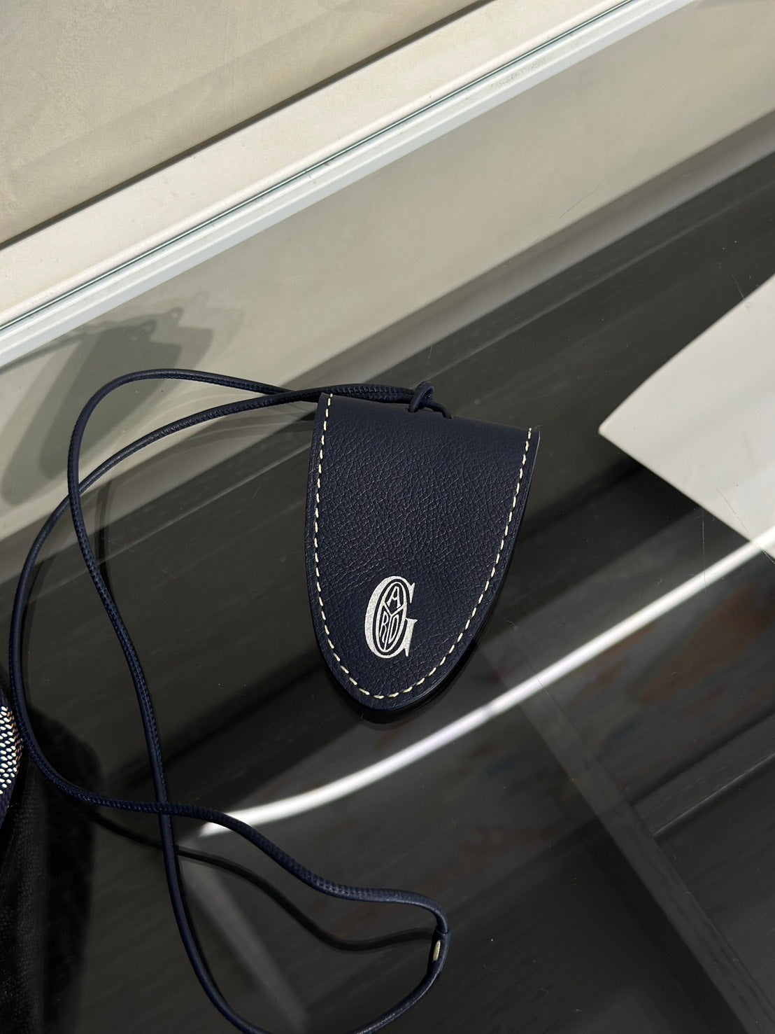 GOYARD 經典亞麻帆布Tote - 小號深藍