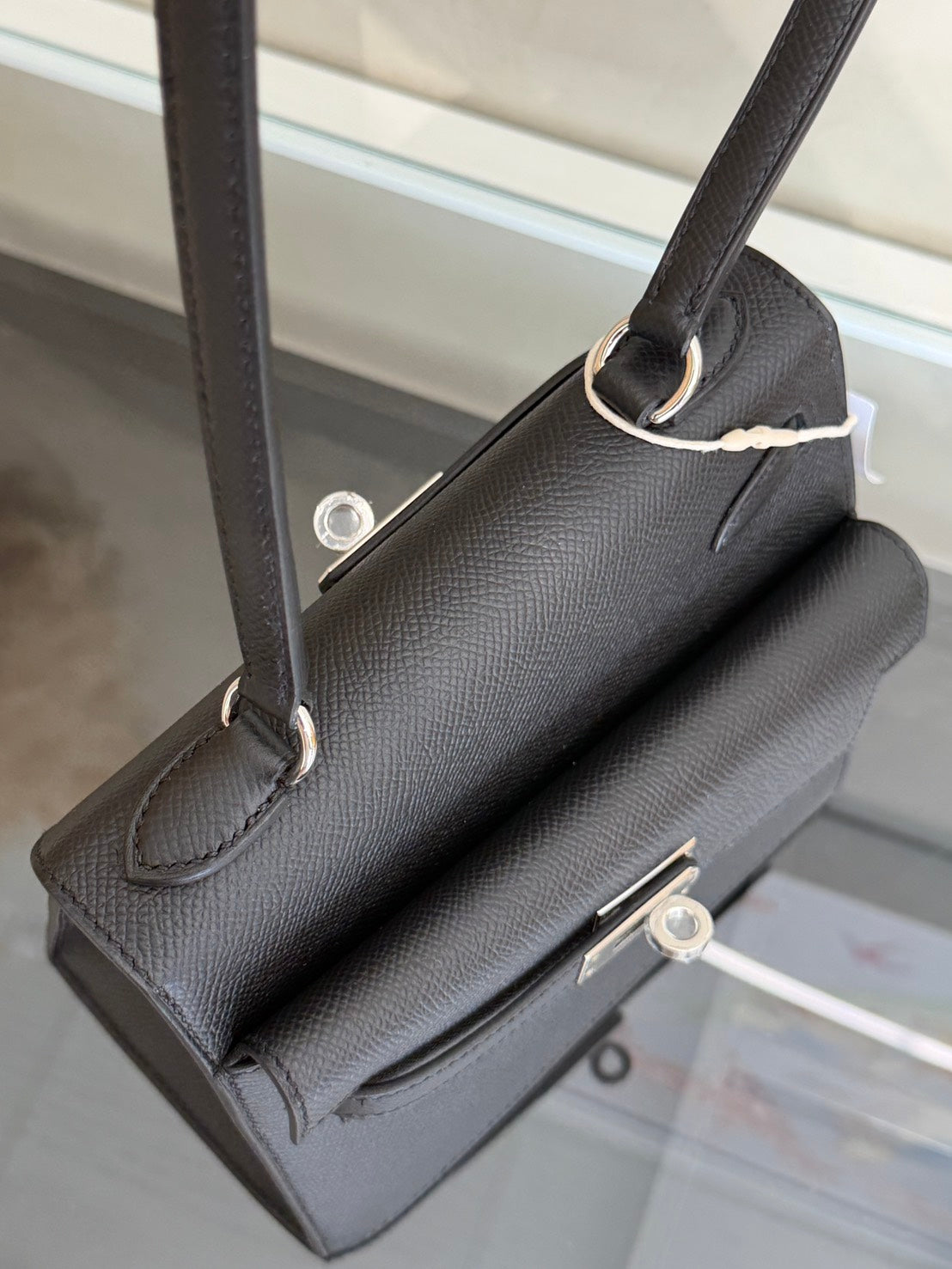 HERMES Kelly En Desordre 20 - Noir 89 黑銀 W