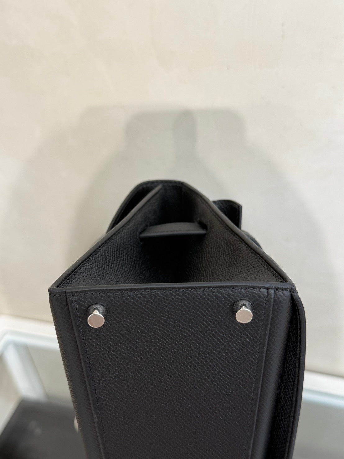 HERMES Kelly En Desordre 20 - Noir 89 黑銀 W