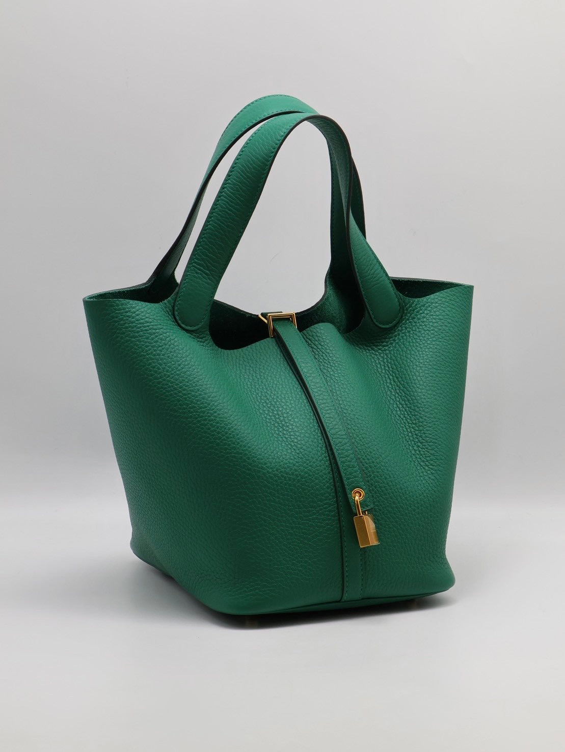 HERMES Picotin 22 - 絲絨綠金 B