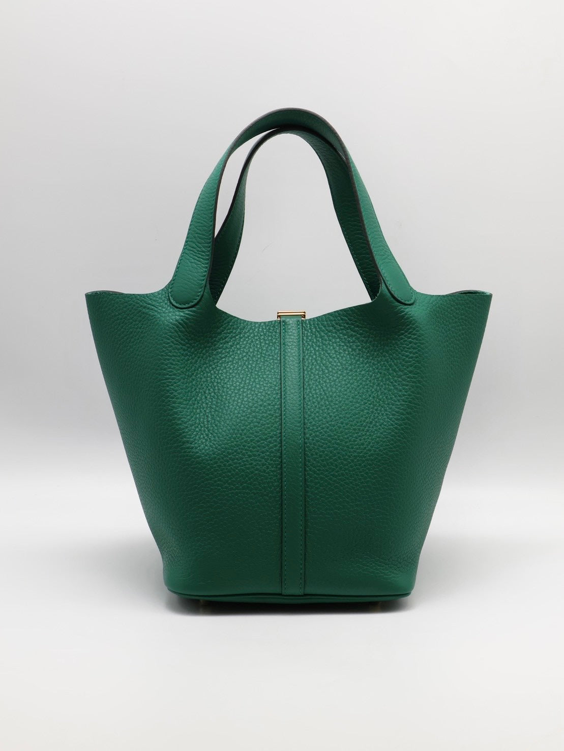 HERMES Picotin 22 - 絲絨綠金 B