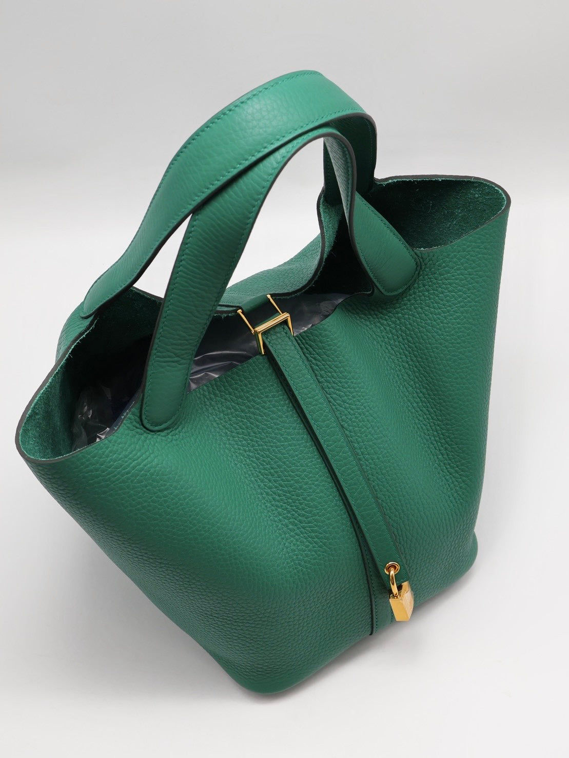 HERMES Picotin 22 - 絲絨綠金 B